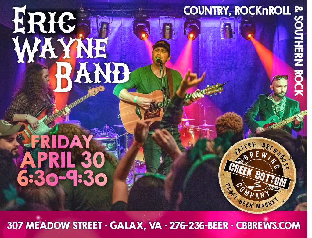 Eric Wayne Band | Creek Bottom Brewing