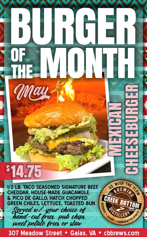 May Burger of the Month – Mexican Cheeseburger