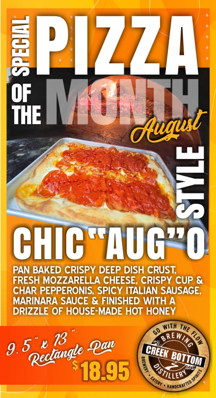 August Pizza of the Month – Chic”Aug”o  Style!