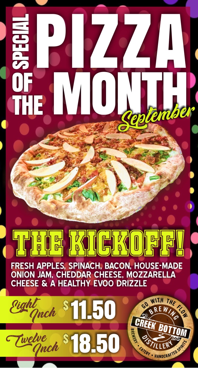 September Pizza of the Month – The Kickoff!