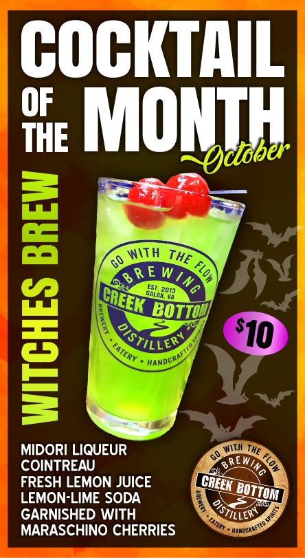 October’s Cocktail of the Month – Witches Brew!
