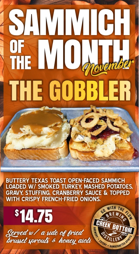 November Sammich of the Month – The Gobbler