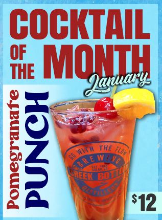 January Cocktail of the Month – Pomegranate Punch