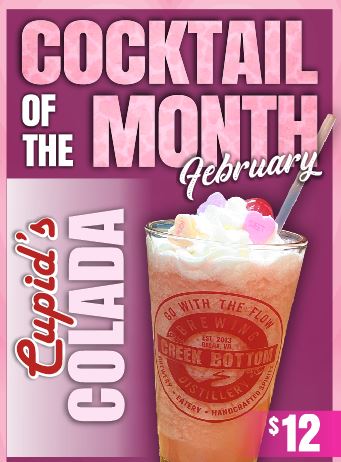 February Cocktail of the Month – Cupid’s Colada