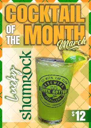 March Cocktail of the Month – Lucky Shamrock