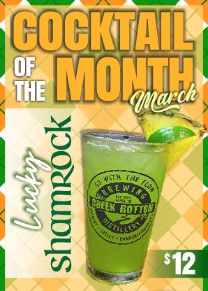 March Cocktail of the Month – Lucky Shamrock!