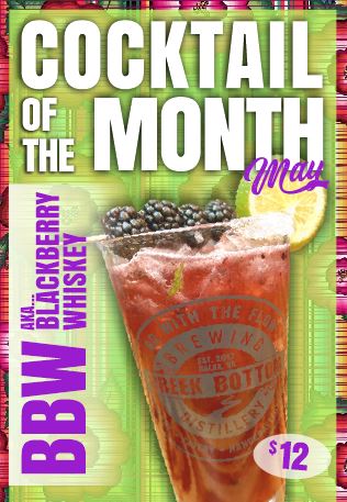 May Cocktail of the Month – The BBW… aka BlackBerry Whiskey